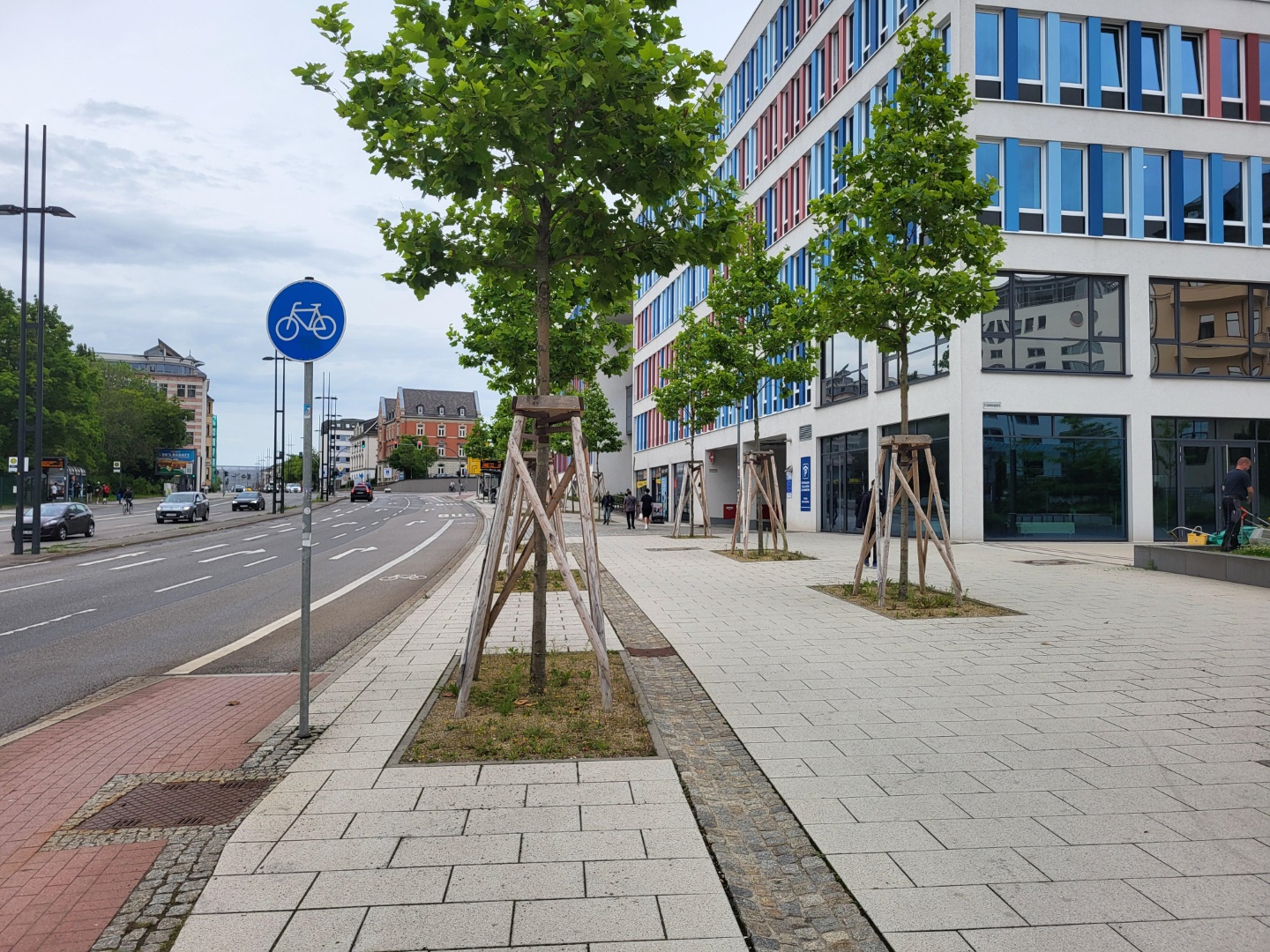 Gefährliche Stelle: Bahnhofstraße/Friedensplatz 1